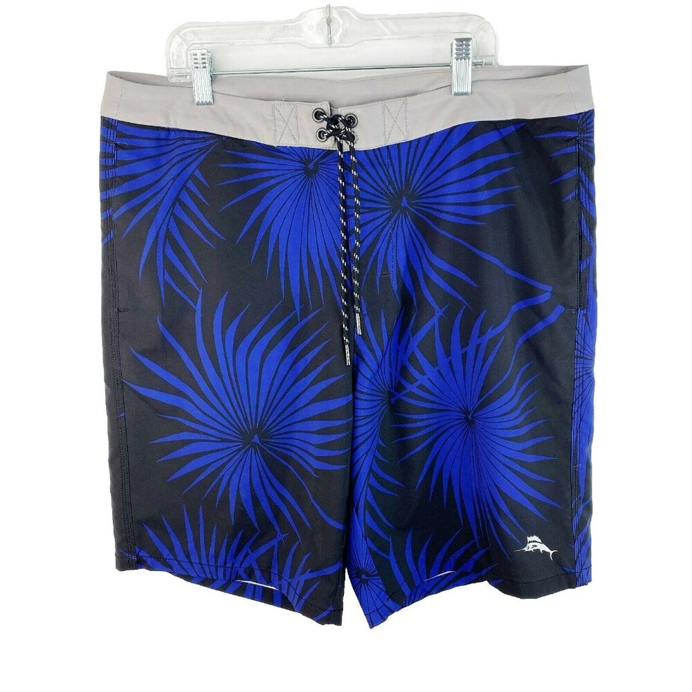 Tommy Bahama Relax Board Shorts Swim Trunks Mens Size 34 Blue 9" Inseam